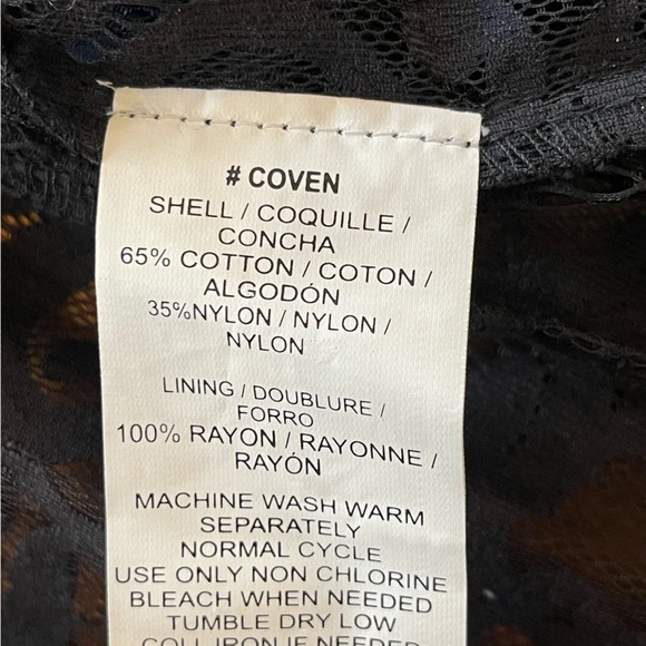 Sea Gypsies coven dress black lace dress - Picture 13 of 13